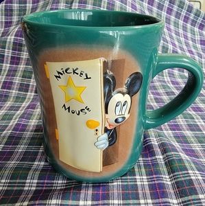 Disney Store Exclusive Mickey Back Stage, Oversized, 3D Mug. Perfect Condition